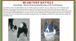 Desktop Screenshot of bearunoffkennels.com